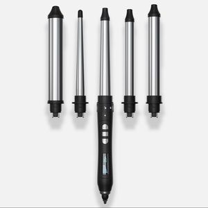 Curling kit “Amika 5 barrel interchangeable kit”